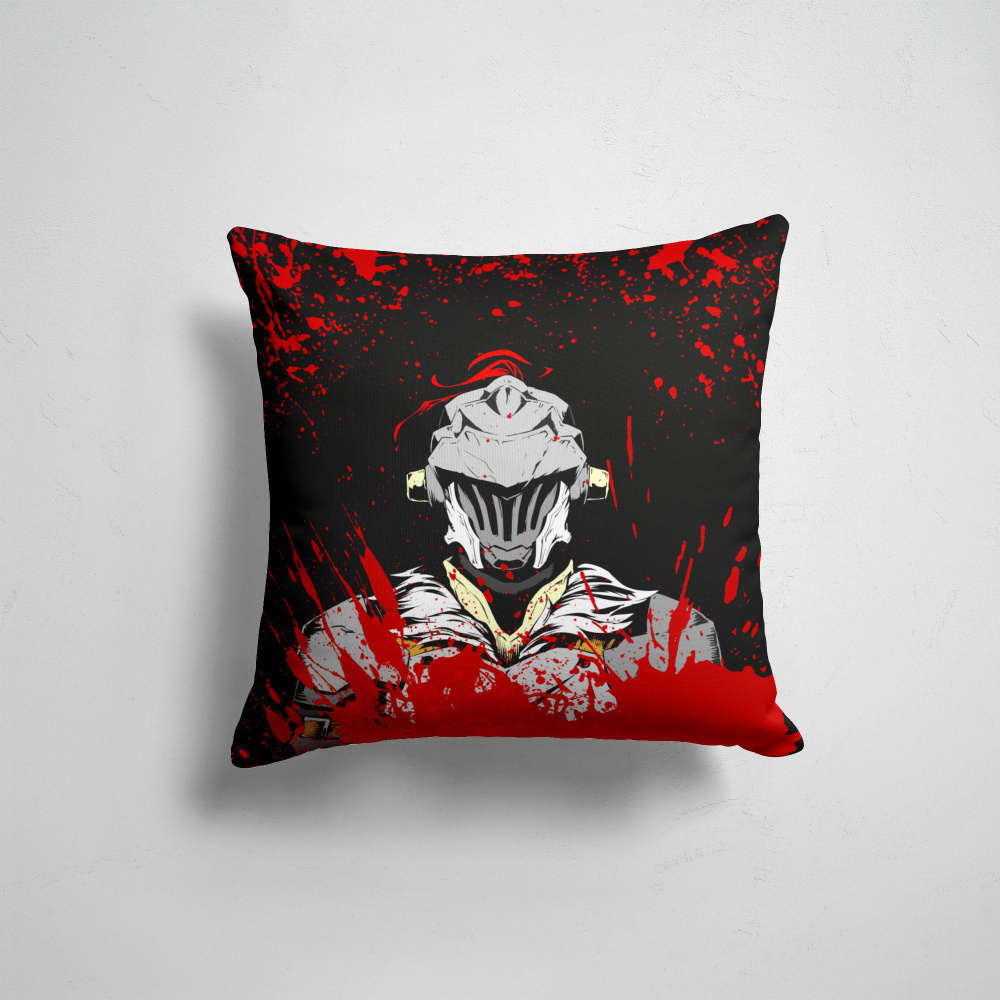 Подушка декоративная 45х45см девушка / Убийца гоблинов / Аниме / Goblin  Slayer stains 45x45 - купить по низкой цене в интернет-магазине OZON  (849664132)