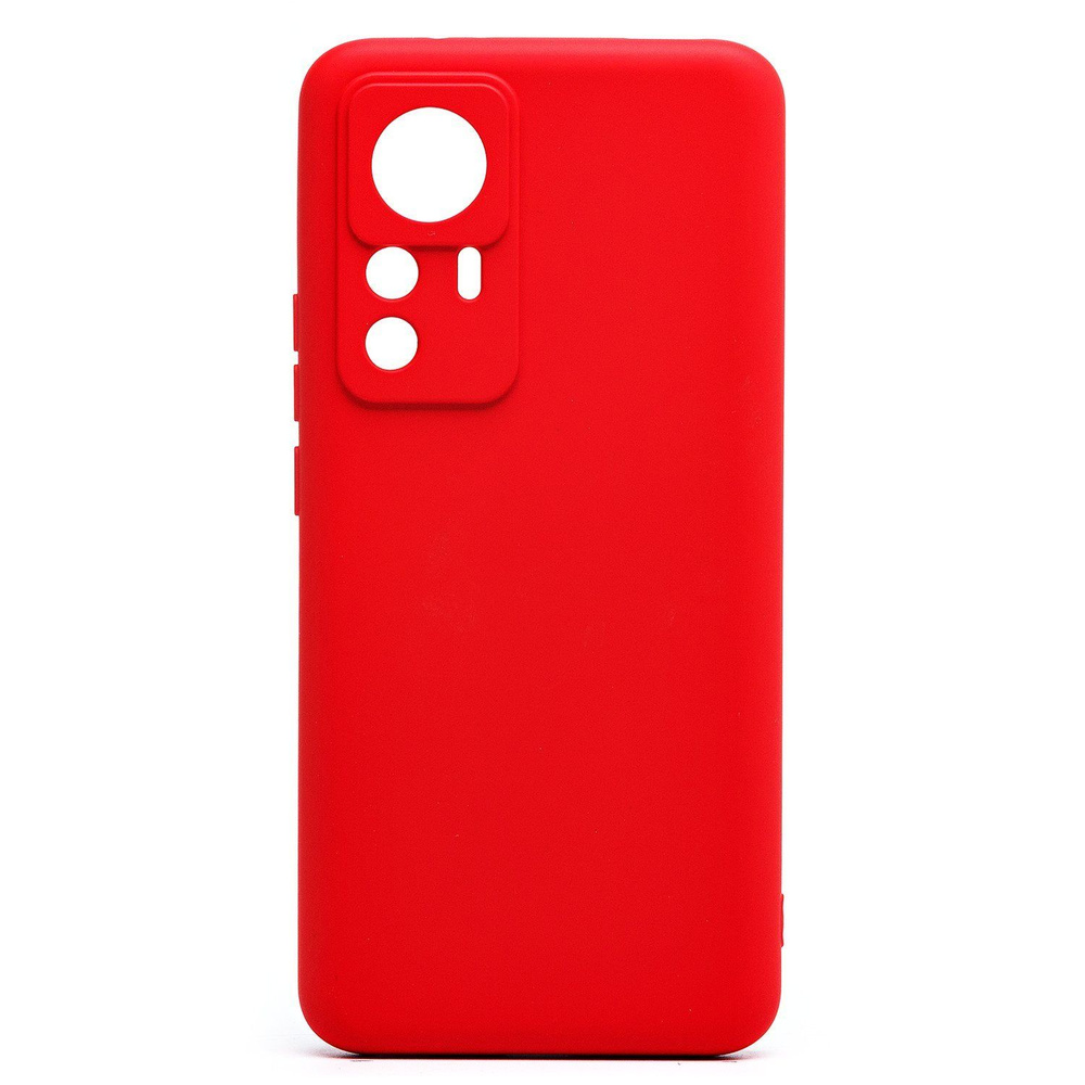 Чехол для Xiaomi 12T Pro силиконовый Soft Touch 4 <красный> #1