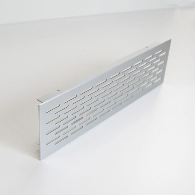 Вентиляционная решетка металлическая 70*750, алюминий , для мебели, кухни, цоколя, подоконника  #1