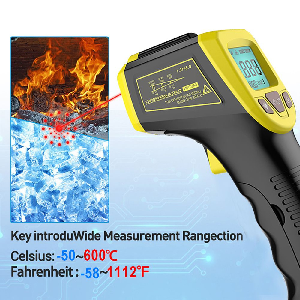 Бесконтактный инфракрасный термометр для тела, электронный градусник .