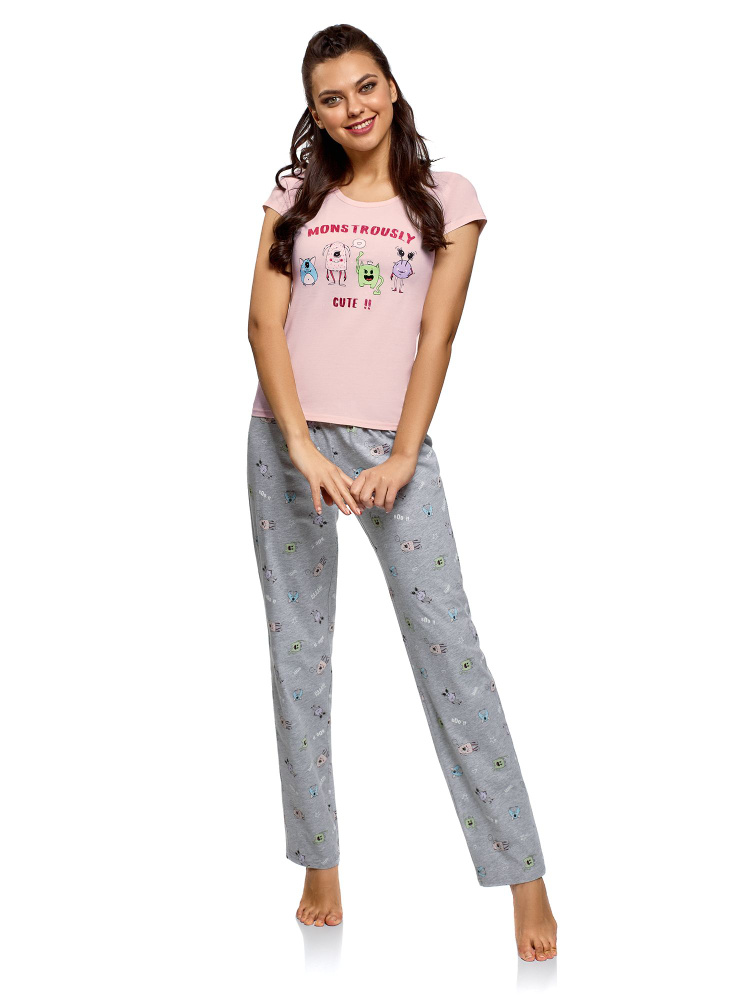 Пижама oodji Ultra - купить с доставкой по выгодным ценам в интернет ...