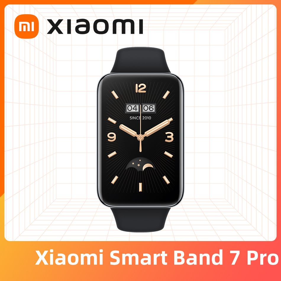 Купить смарт-часы Xiaomi Mi band 7 pro - купить по низким ценам в  интернет-магазине OZON (873563144)