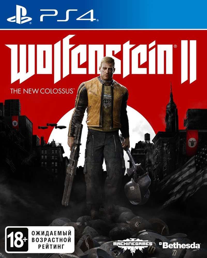 Игра Wolfenstein II: The New Colossus (PlayStation 4, Русская версия)