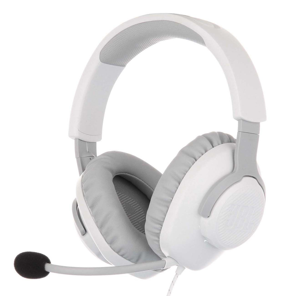 Игровые наушники Полноразмерные JBL Quantum 100 White (JBLQUANTUM100WHT ...