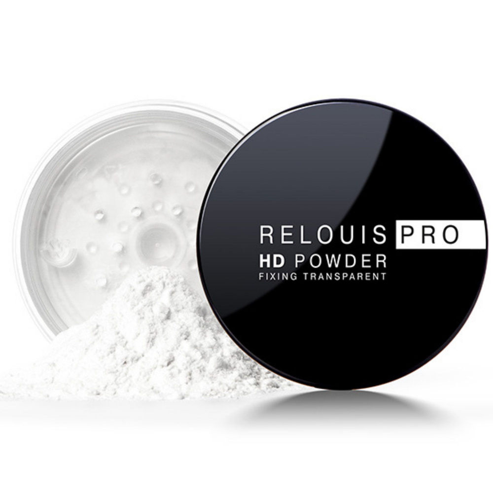 RELOUIS Пудра для лица фиксатор прозрачная PRO HD Powder матирующая 10 г -  купить с доставкой по выгодным ценам в интернет-магазине OZON (182522583)