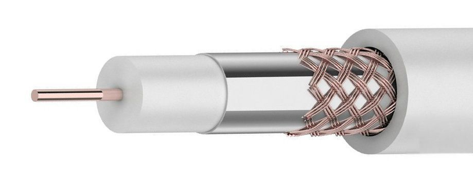 Кабель КОАКСИАЛ RG-59U+Cu (75 Ом), Cu/Al/Cu - купить по низкой цене в ...