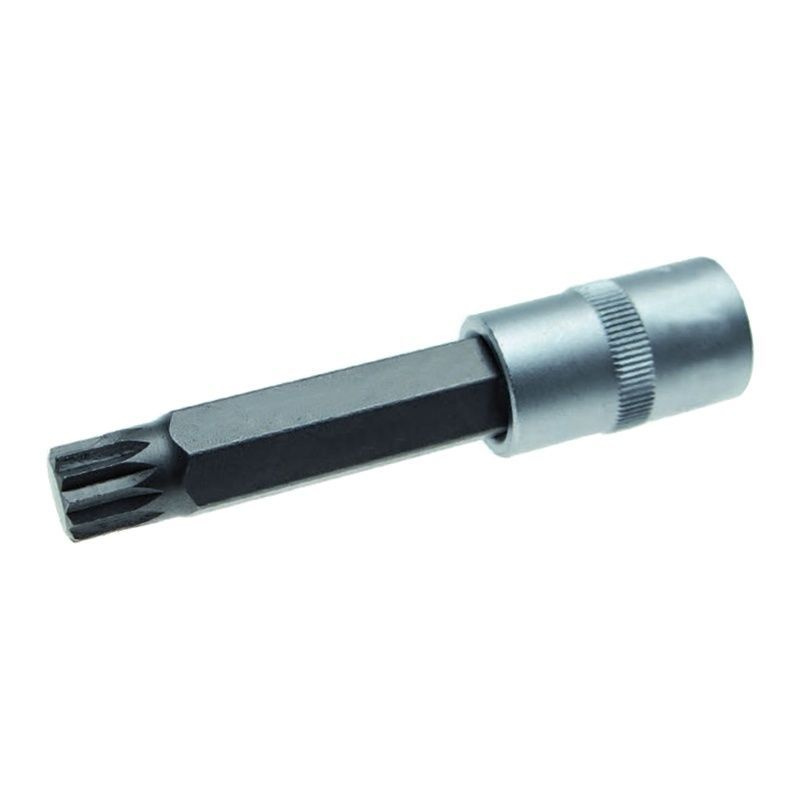 Головка со вставкой SPLINE M14 L100 мм 1/2"DR AVS BS12M14L, Бита звездочка 12 граней  #1