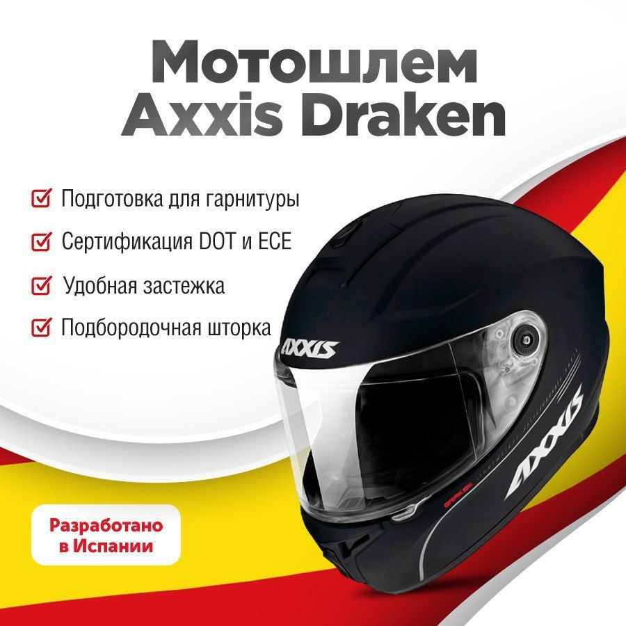 Casco axxis draken sale