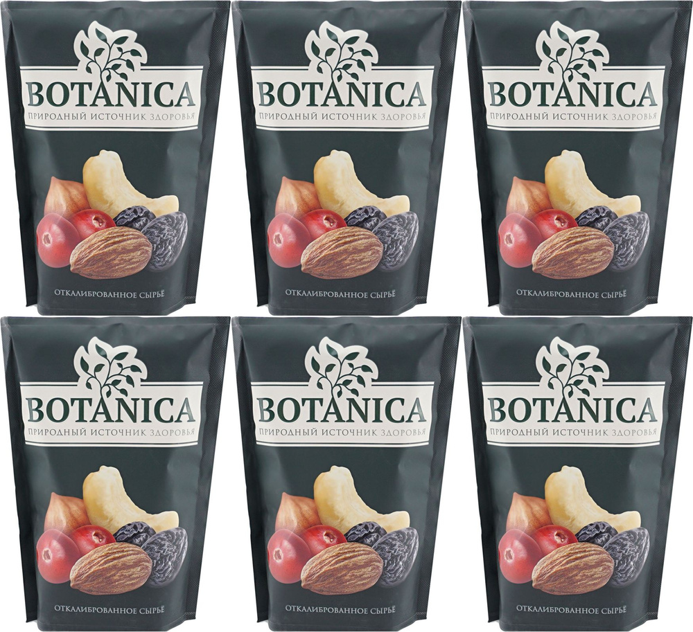 Фруктово-ореховая смесь Botanica, комплект: 6 упаковок по 140 г  #1