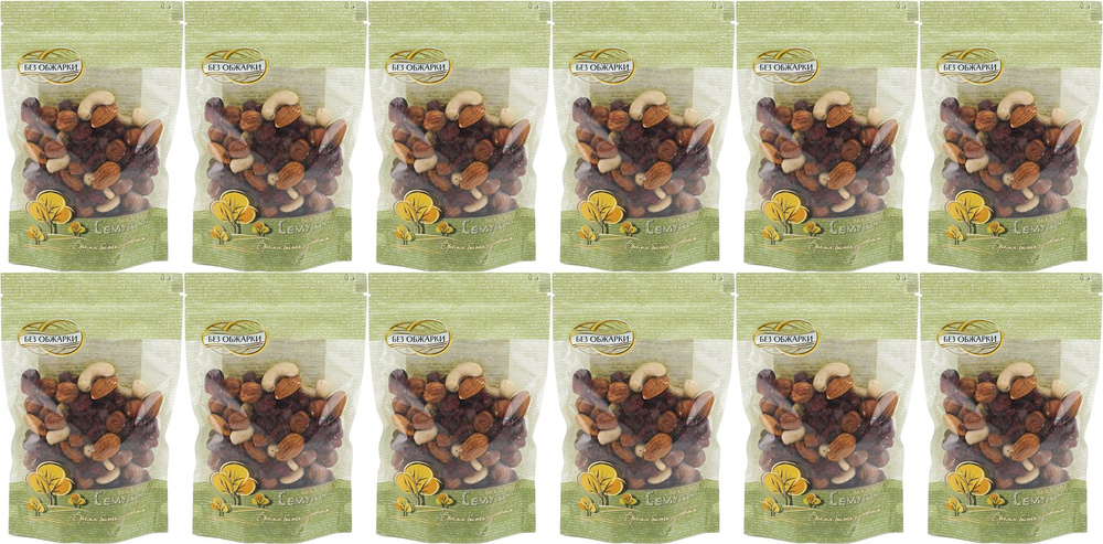 Орехово-ягодная смесь Семушка, комплект: 12 упаковок по 120 г  #1