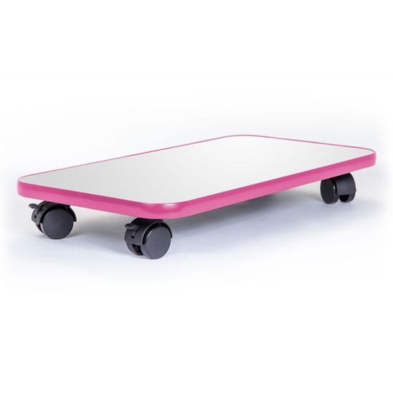 Подставка для системного блока на 4 колёсах SKATE Light Pink розовый, ЛДСП ламинированная древесно-стружечная #1