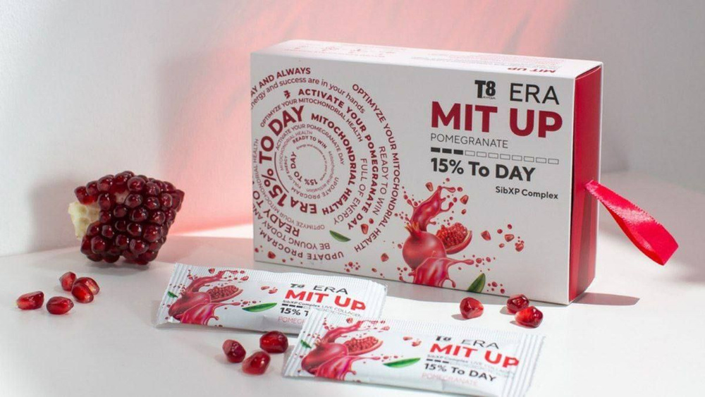 Коллаген морской T8 Mit Up. Гидролизованный. Питьевой. С Витамином С и ...