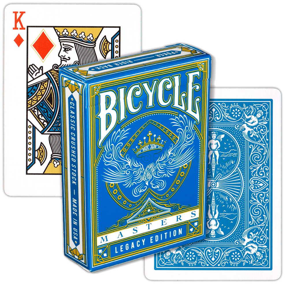 Bicycle Blue Legacy Masters, коллекционные игральные карты от компании Ellusionist  #1