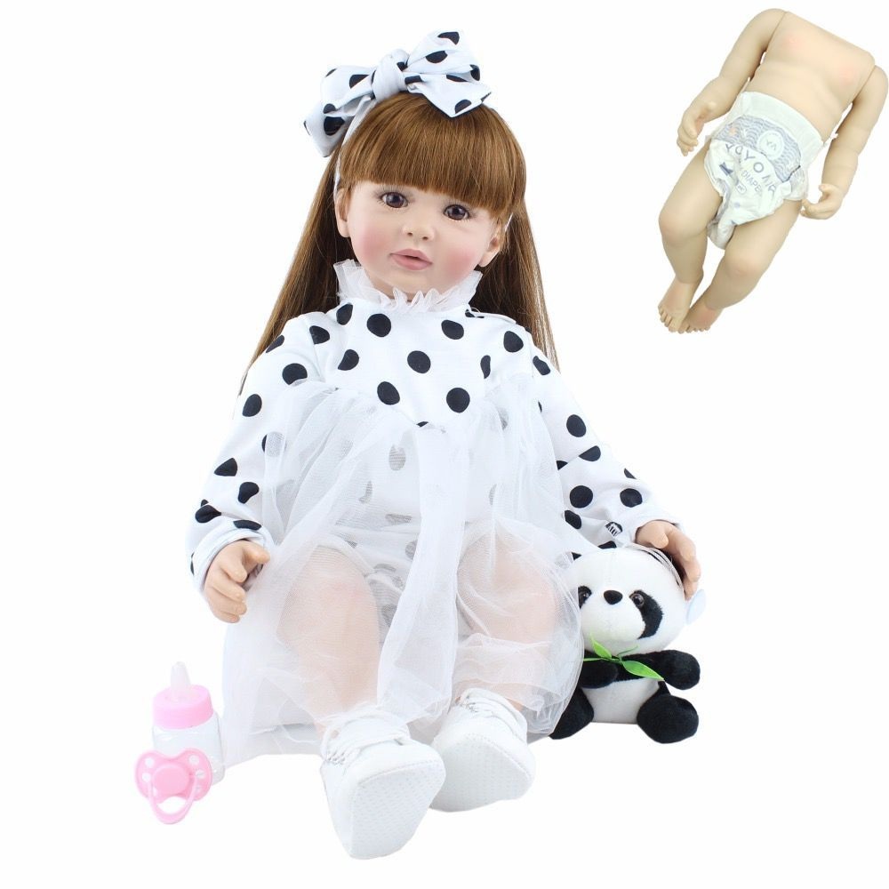 Кукла реборн 55 см с полным силиконовым телом - купить с доставкой по ...