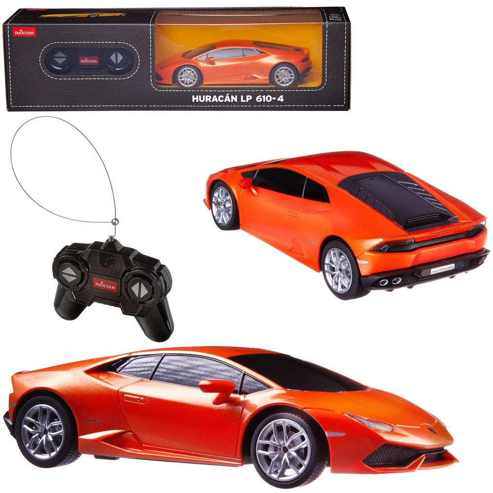 Машина р/у 1:24 Lamborghini HURACAN LP 610-4 Цвет Оранжевый - купить с  доставкой по выгодным ценам в интернет-магазине OZON (398986206)