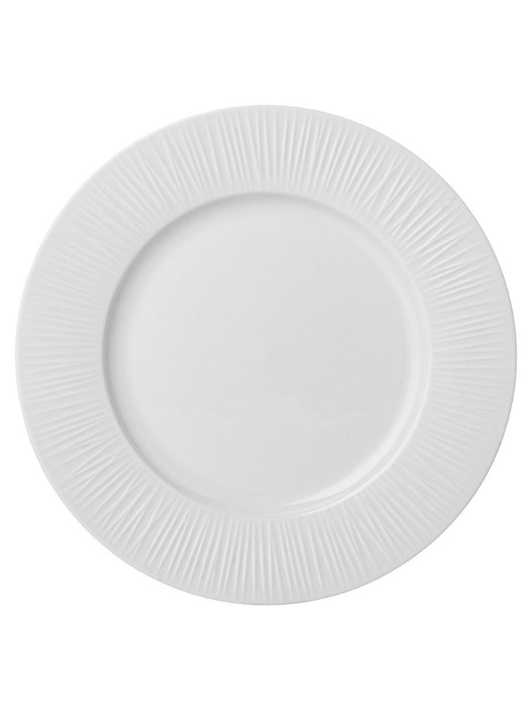 Тарелка закусочная из белого фарфора Lefard "Herbal" 20,5 см #1