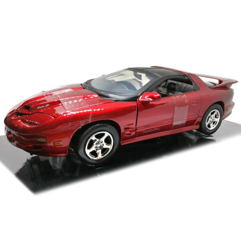 Pontiac Firebird масштаб 1:24 коллекционная металлическая модель автомобиля  MotorMax 73232 red - купить с доставкой по выгодным ценам в  интернет-магазине OZON (385805196)