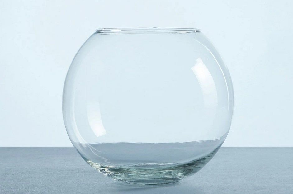  шар стекло, сфера 17 см. -  вазу в е  по .