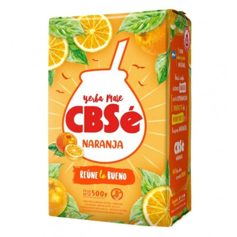 Мате чай CBSe - Naranja, 500 гр. (Аргентинский с апельсином) (йерба матэ)  #1