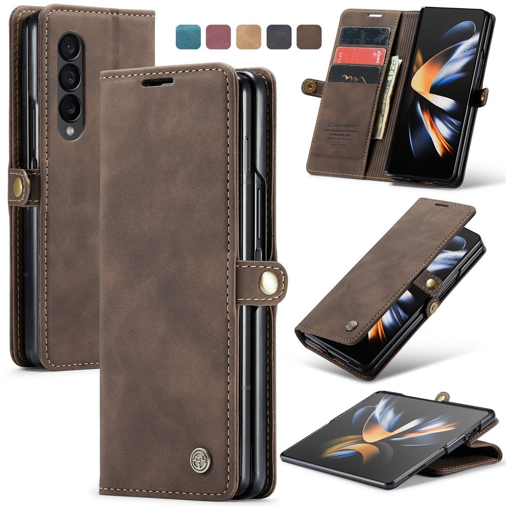 Чехол-книжка для Samsung Galaxy Z Fold 4 / Самсунг Фолд 4,шоколадный ...