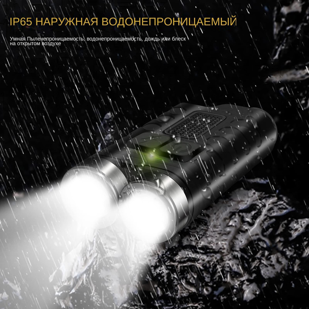 Мини-мощные брелочные фонари EDC с высокой яркостью 900 люмен/ IP65 ...