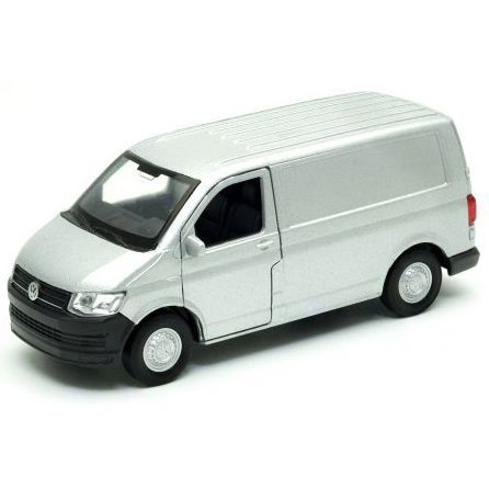 Машинка металлическая Welly 1:39 Volkswagen Transporter T6 Van (Фольксваген Транспортер) инерционная, #1