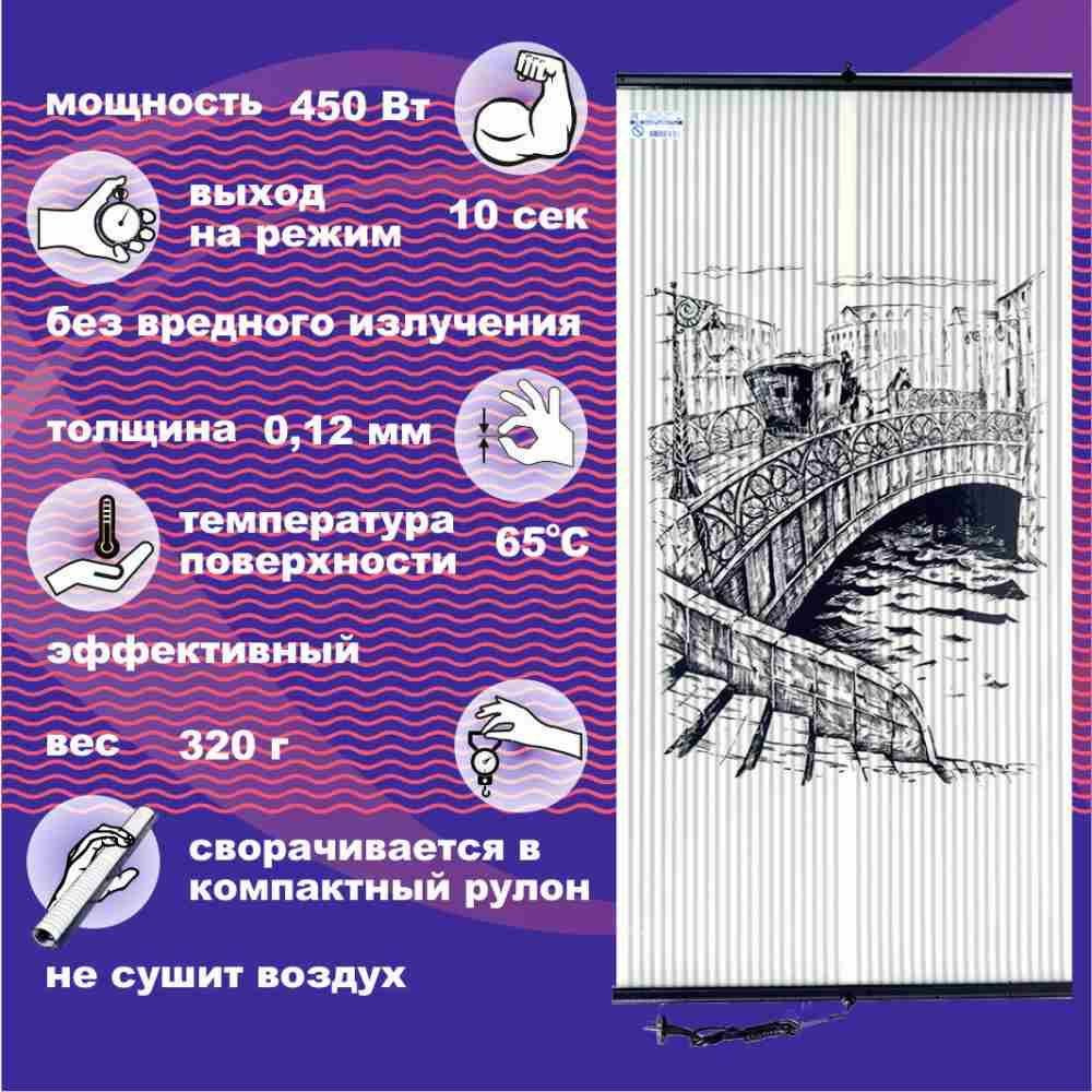 Плёночный обогреватель-картина для дома и дачи 