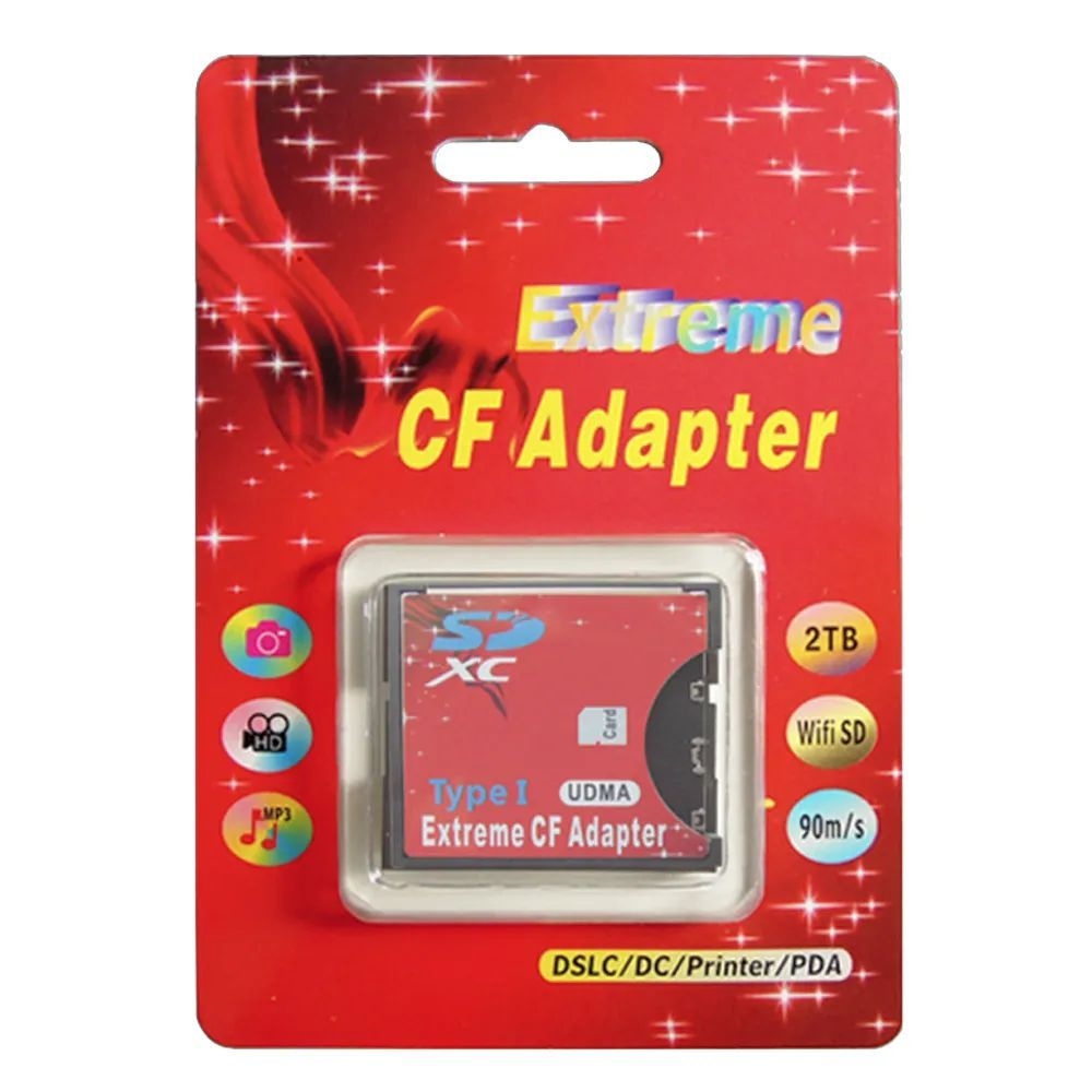 Адаптер для карты памяти. CF на SD карты (с поддержкой SD WI-FI) / Переходник Express Card Compact Flash #1