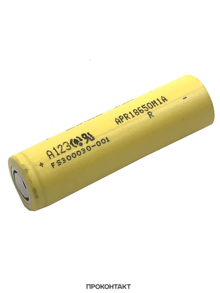 Аккумулятор LifePO4 18650 A123 1100mah 30A (факт mah) - купить с ...