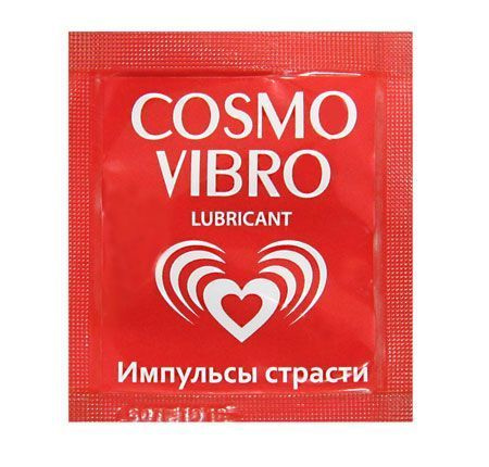 Интимная гель смазка возбуждающая, жидкий вибратор для женщин, Биоритм Cosmo Vibro на силиконовой основе, #1