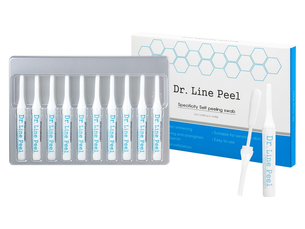 Пилинг для лица "Dr.Line Peel Specificity Self Peeling Swab" #1