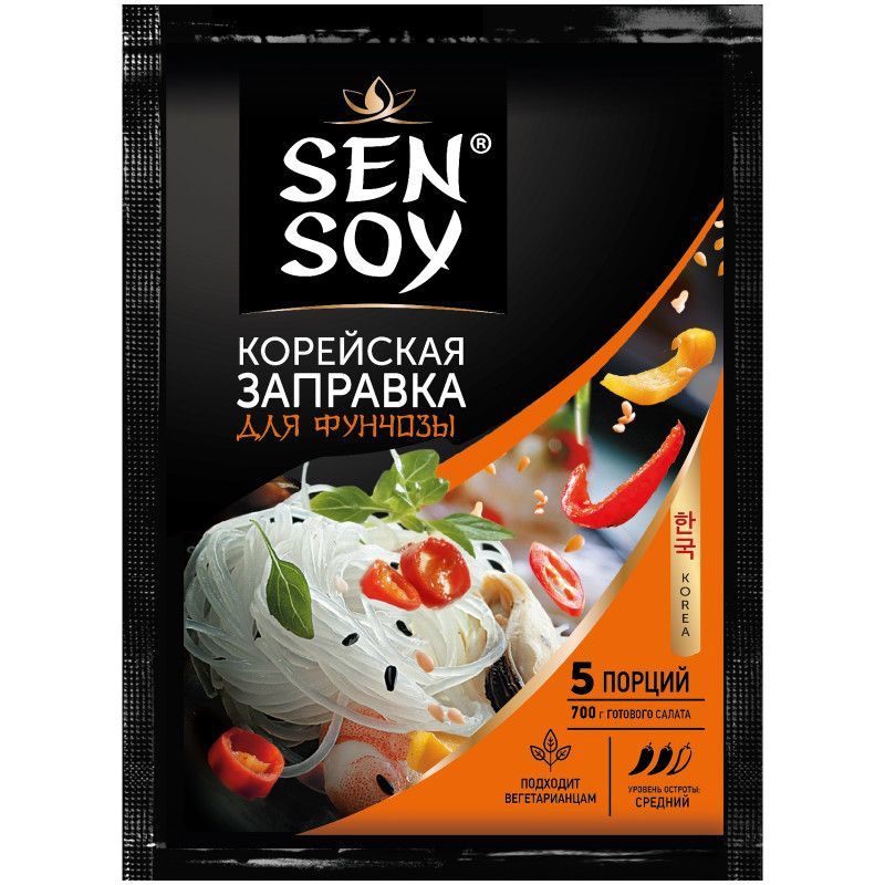 Корейская заправка для фунчозы, Sen Soy, 20 шт. по 80 г. - купить с ...