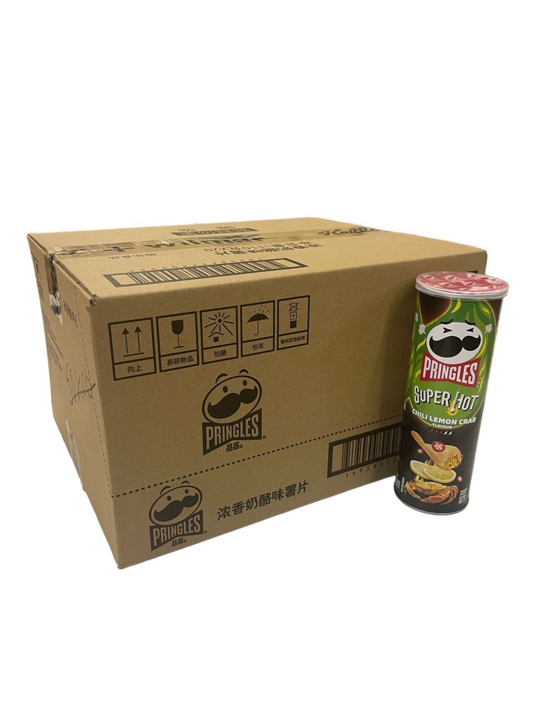 Чипсы картофельные Pringles Lemon & Crab Flavour / Принглс Лимон и Краб ...