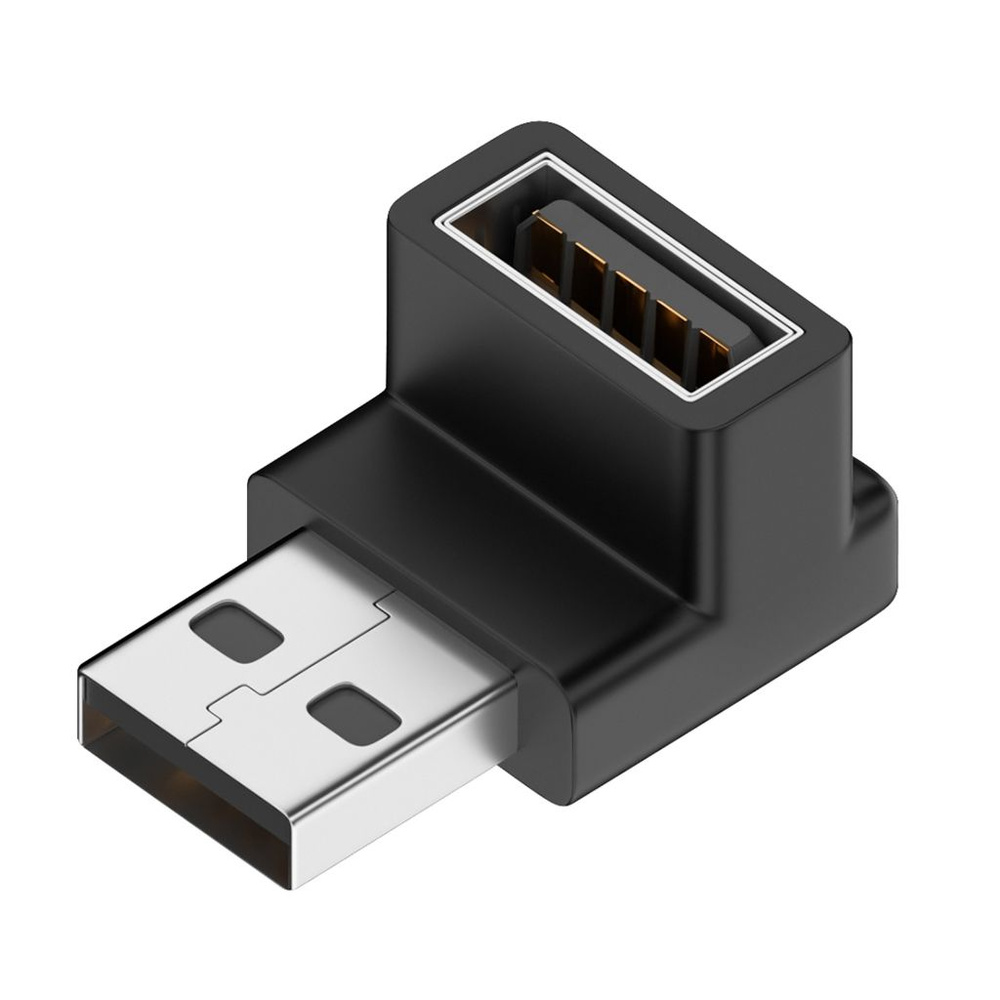 USB 3.0 между мужчинами и женщинами 90-градусный прямоугольный адаптер-удлинитель USB-разъем вверх-вниз #1