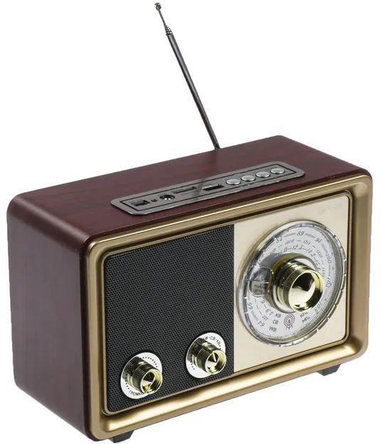 Радиоприемник БЗРП РП-324BT, коричневый #1