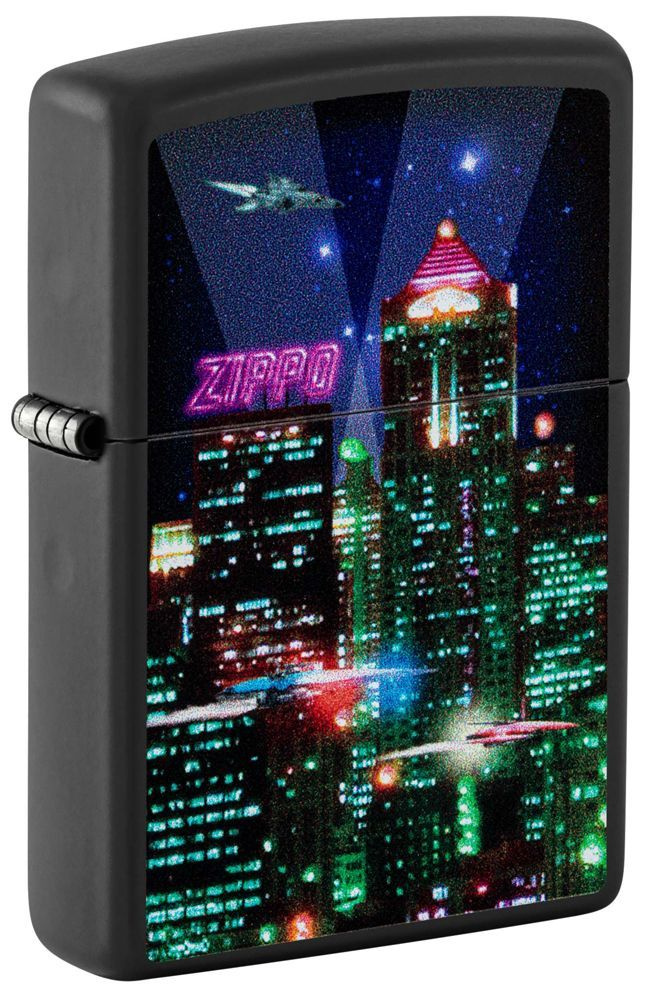 Зажигалка бензиновая ZIPPO Cyber City 48506 #1