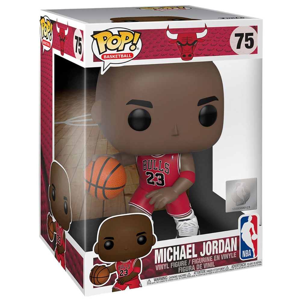 Фигурка Funko POP! NBA Bulls Michael Jordan (Red Jersey) 10" #1