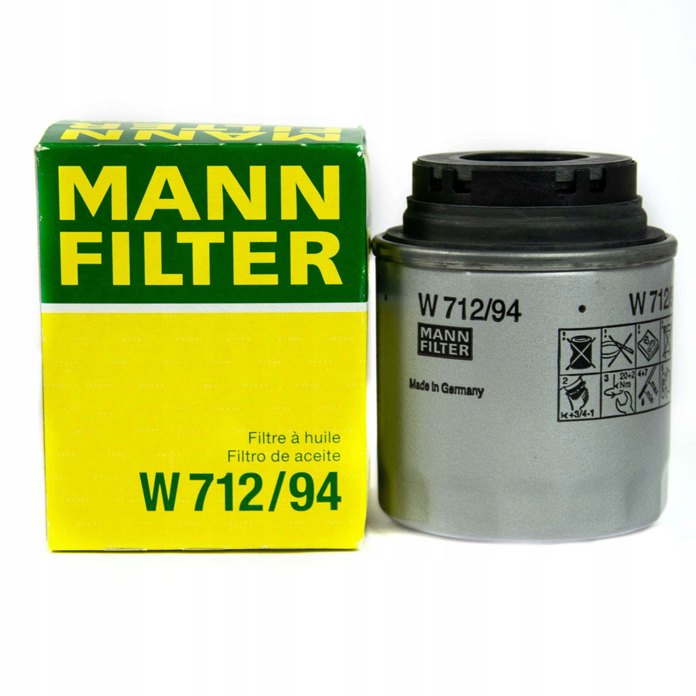 Фильтр масляный MANN FILTER W712/94 арт. W712/94 - купить по выгодным ...