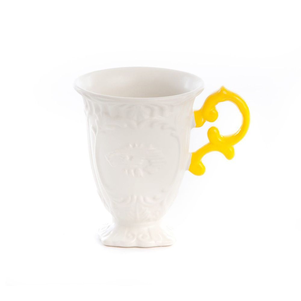 Чашка Seletti I-Mug Yellow фарфор. Товар уцененный #1