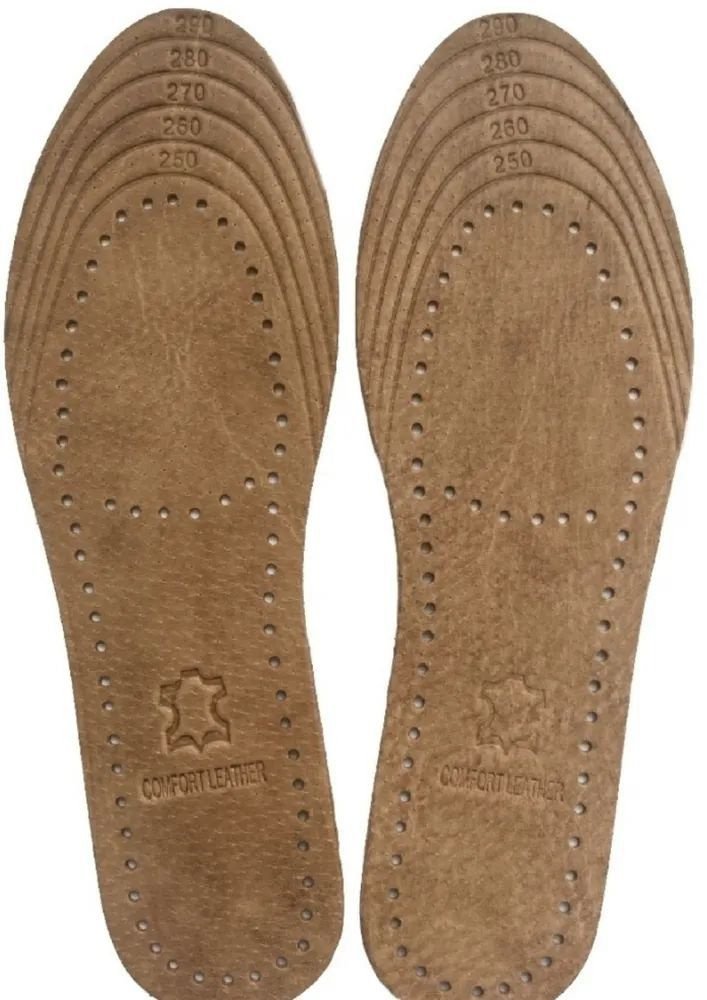 Стельки для обуви из натуральной кожи, отрезные стельки универсального ...