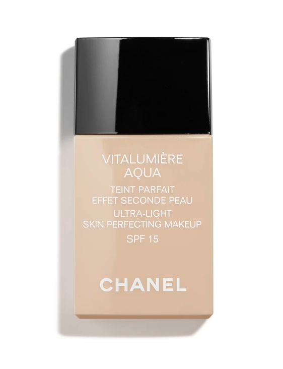 CHANEL Тональный крем VITALUMIERE AQUA оттенок 42 - BEIGE ROSE - купить ...