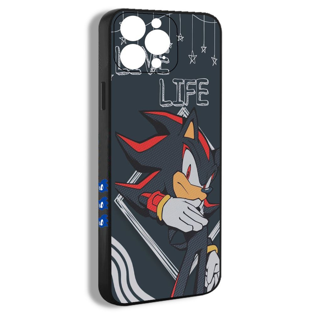 чехол для смартфона Подходит для iPhone 14 Pro Shadow the Hedgehog Ёж Шедоу  Соник Икс Чёрный ёж TTW07 - купить с доставкой по выгодным ценам в  интернет-магазине OZON (1084272741)