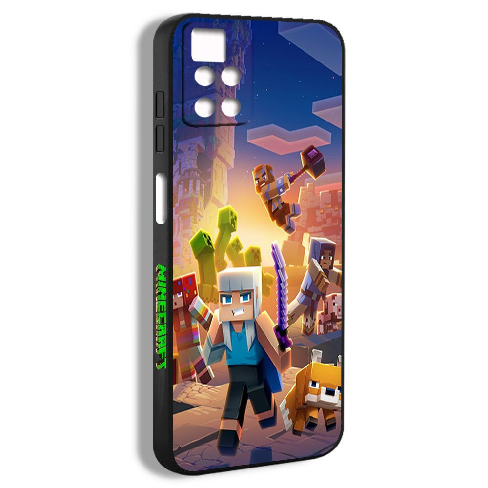 Чехол для смартфона Подходит для Xiaomi Redmi Note 11 5G Minecraft Dungeons Майнкрафт  данженс арт Дизайн MDC10 - купить с доставкой по выгодным ценам в  интернет-магазине OZON (1016990811)