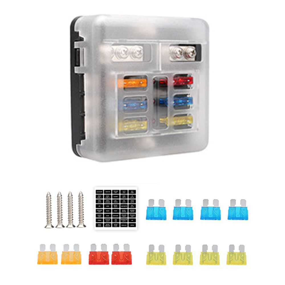 автомобильный держатель предохранителя, 6 каналов со светодиодной ...