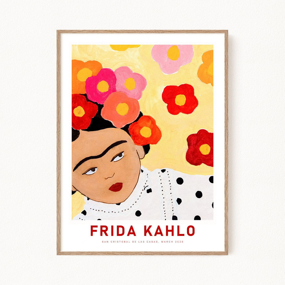 Постер для интерьера "Frida Kahlo - Фрида Кало", 30х40 см #1