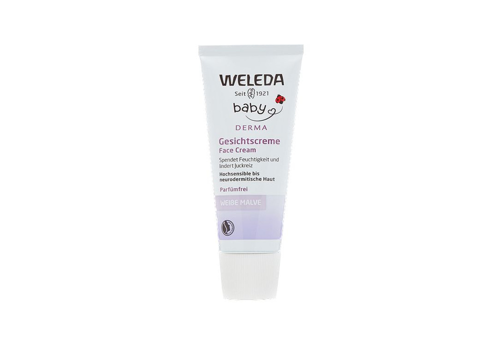 WELEDA Крем для гиперчувствительной кожи лица с алтеем White Mallow Facial Cream  #1