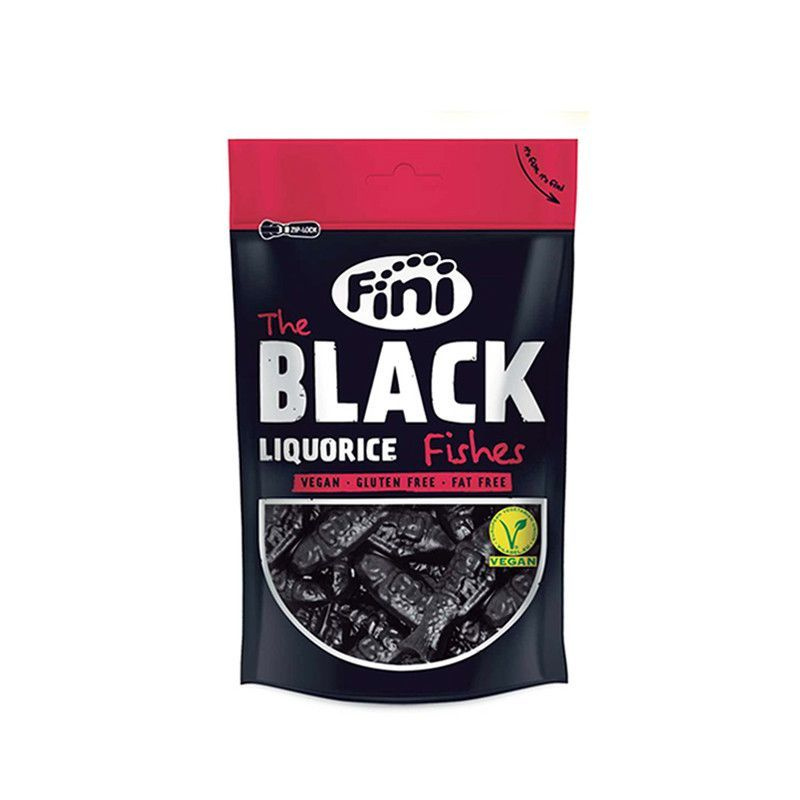 Лакричные конфеты Fini Black Liquorice 180 гр #1