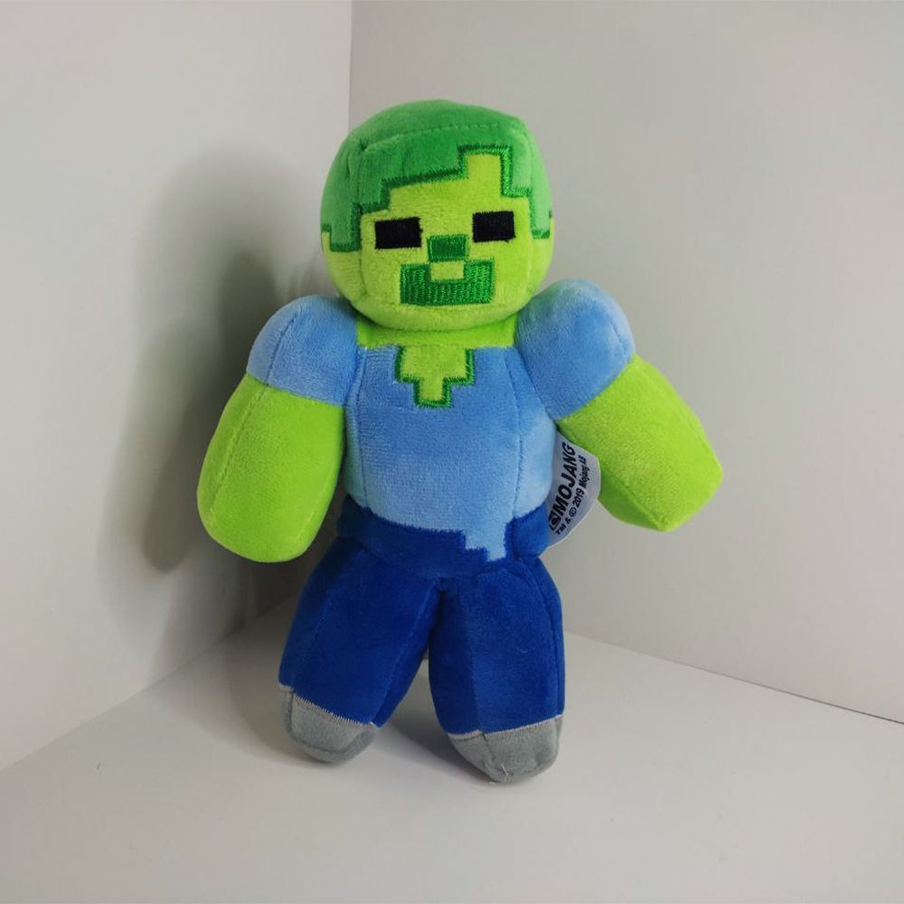 Мягкая игрушка Зомби из игры Майнкрафт, подарок для ребенка детская ...