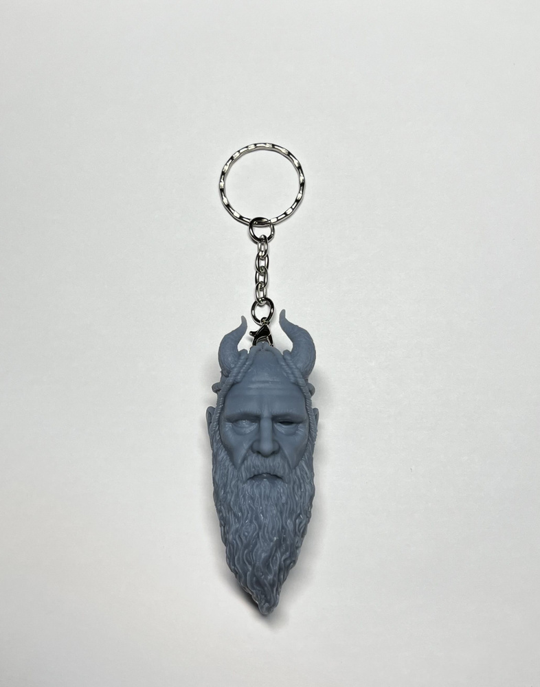 Голова Мимира Mimir брелок для ключей из игры God of War см