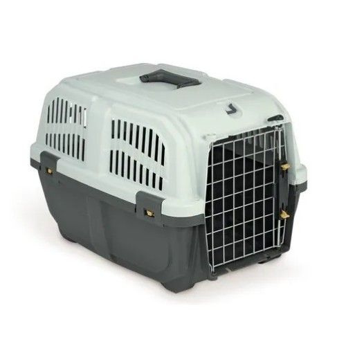 Пластиковая переноска для животных MPS SKUDO 3 с металлической дверцей ...